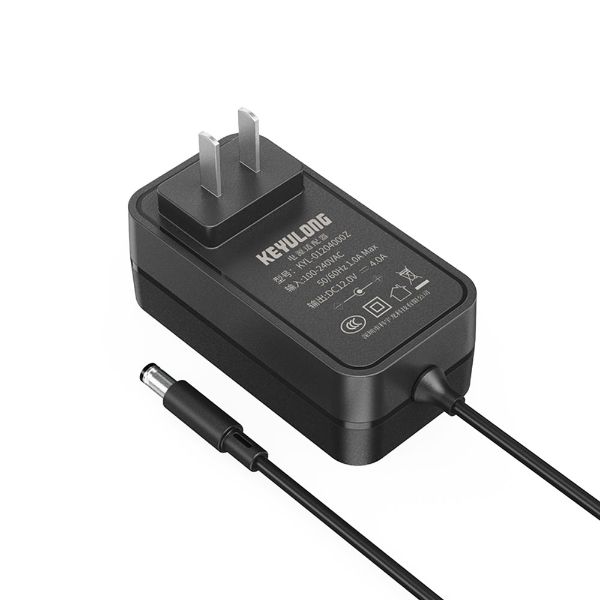 48W电源适配器中美欧英日规CCC/CE/UL/FCC/UKCA/PSE认证可做参数12V4A/24V2A/18V2.5A/15V2A/21V2A/19V2A等