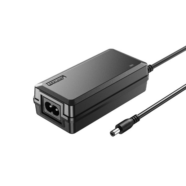 65W桌面式电源适配器品字尾/8字尾CCC/CQC/CE/FCC/UKCA/KC认证可做参数12V5A/24V2.5A/18V3A/15V4A/21V3A/19V3A/29V2A等